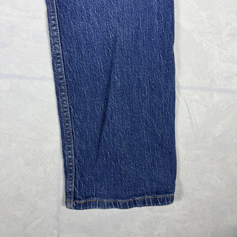 Levi's 505 Men's Straight Jeans Blue Stone Wash Denim Zip‎ Fly 5-Pocket W32 L32 - Picture 11 of 16